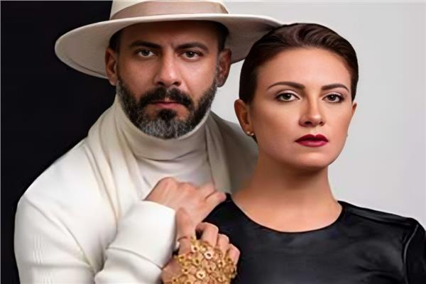 محمد فراج وريهام عبد الغفور