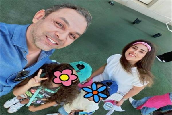  أيتن عامر و طليقها  محمد عز العرب