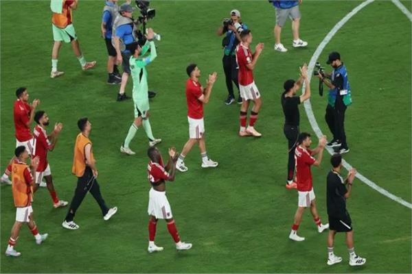 لاعبو الأهلي بعد خروجهم من دور المجموعات