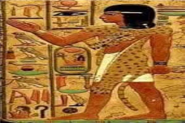 الفن المصري القديم اللون الأصفر