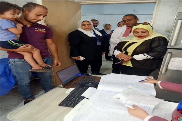 مدير عام الطب العلاجي تتفقد مستشفى بهتيم المركزي 