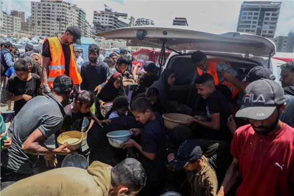 مراكز توزيع المساعدات الإنسانية في قطاع غزة