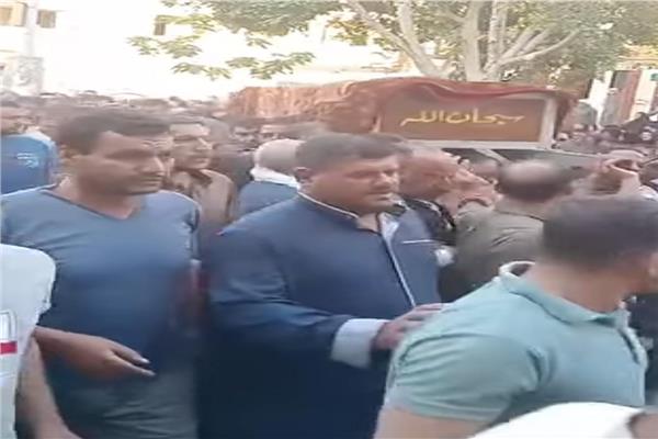 القليوبية تشيع جثمان شهيد الواجب في جنازة مهيبة