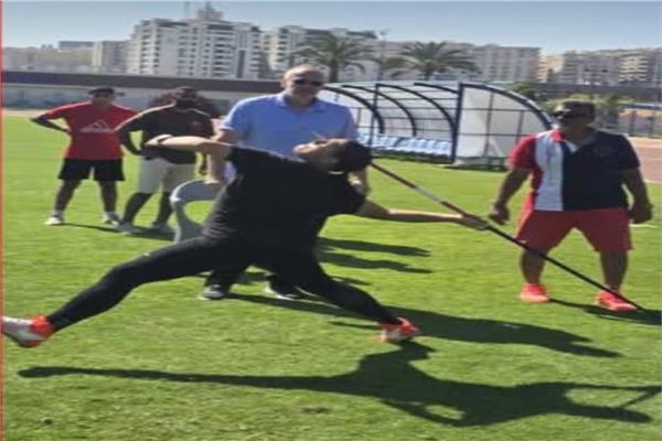 منتخب رمي الرمح
