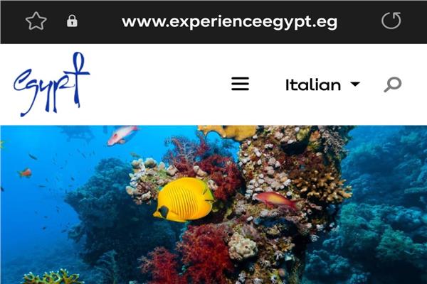  الموقع الإلكتروني للهيئة المصرية العامة للتنشيط السياحي