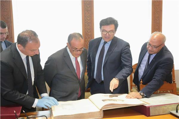 وزير الخارجية والهجرة يستقبل وزير الثقافة