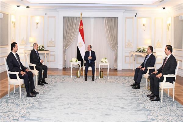 الرئيس السيسي يستقبل المشير خليفة حفتر