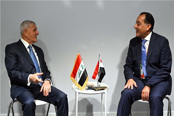 الرئيس العراقي يستقبل مصطفى مدبولي على هامش مؤتمر الأمم المتحدة الرابع لتمويل التنمية