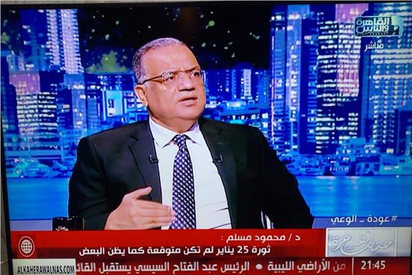 د. محمود مسلم، رئيس لجنة الثقافة والإعلام بمجلس الشيوخ