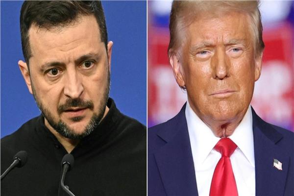 دونالد ترامب والاوكراني فولديمير زيلينسكي