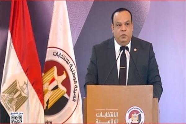  المستشار حازم بدوي رئيس الهيئة الوطنية للانتخابات