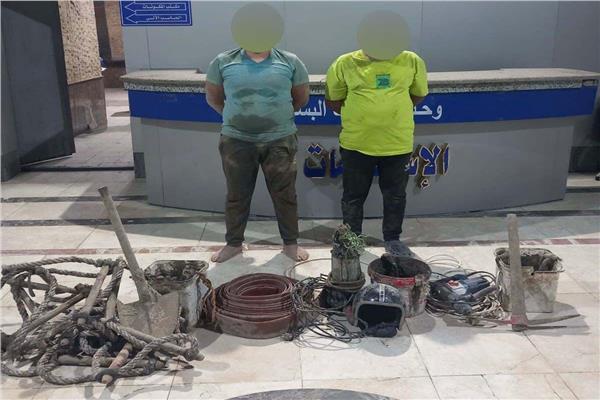 المتهمان بالتنقيب عن الآثار