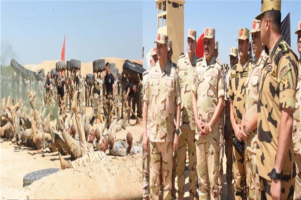 الفريق أحمد خليفة يتفقد المنظومة التعليمية بمعهد ضباط الصف المعلمين