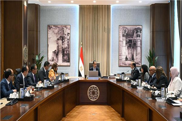 جانب من اجتماع الدكتور مصطفى مدبولي، رئيس مجلس الوزراء