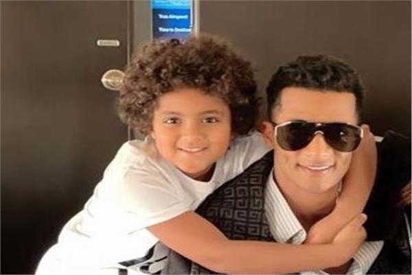  الفنان محمد رمضان ونجله