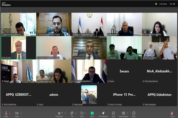 الحجر الزراعي المصري وأوزبكستان يبحثان فتح السوق الأوزبكي أمام العنب والرمان