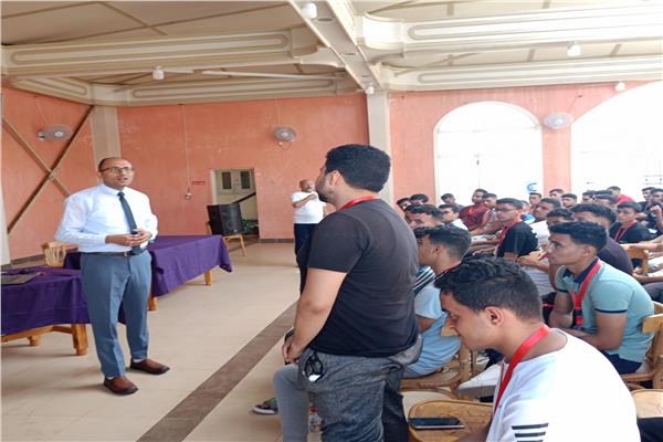 معسكر إعداد القادة لجامعة كفر الشيخ بمصيف بلطيم