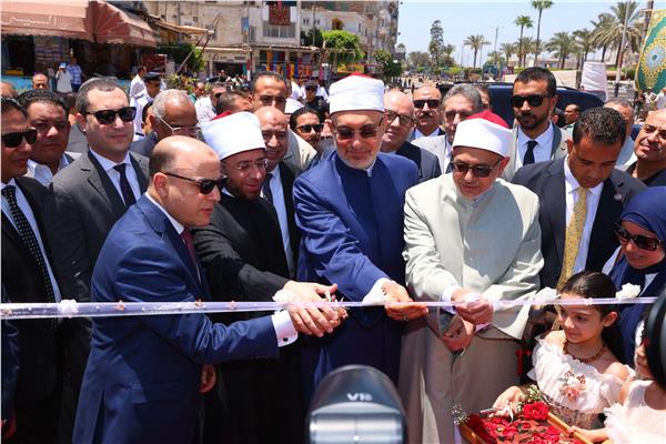 وزير الأوقاف ومفتي الجمهورية ومحافظ كفر الشيخ يفتتحون مسجد سيدي إبراهيم الدسوقي 