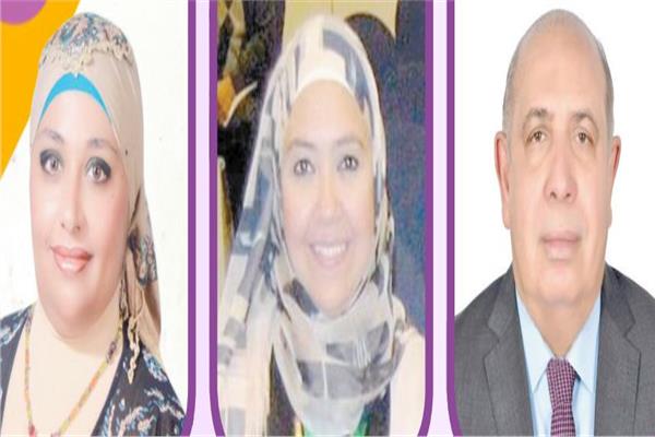 د. هشام فايق و د. ولاء النجار ود. مها ندا