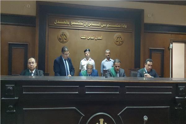 هيئة المحكمة برئاسة المستشار سيد رفاعي حسين عزت