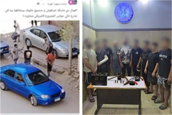 حبس طرفي مشاجرة بالأسلحة النارية بحلوان