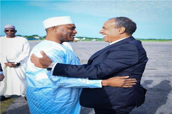 وزير الخارجية يستقبل نظيره التشادي