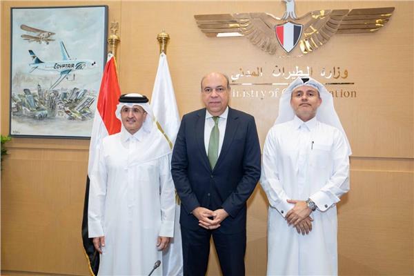 مصر وقطر تطلقان مشروعا مشتركا لتقصير المسارات الجوية 