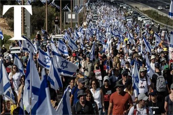  احتجاج في تل أبيب