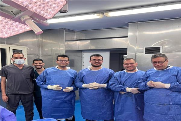 انقاذ حياة طفل 7 سنوات بمستشفي دمياط العام