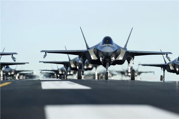 صورة ارشيفية لمقاتلات F-35 المطورة بواسطة لوكهيد مارتن