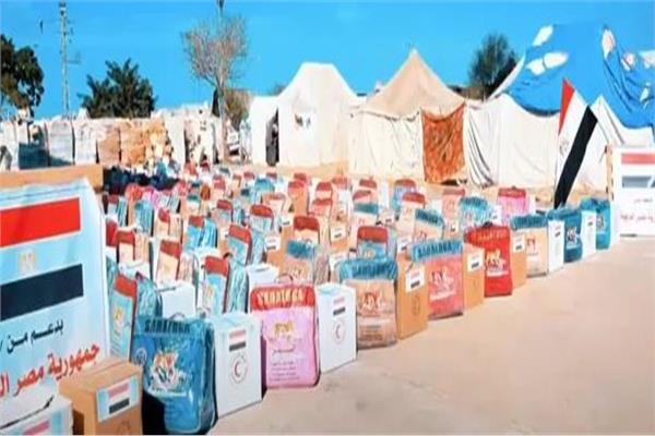 معبر رفح والمساعدات الغذائية - أرشيفية-