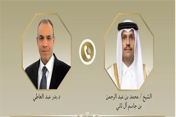 وزيرا خارجية مصر وقطر