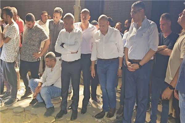 خلال الانتهاء من أعمال إصلاح كابل الكهرباء بالجيزة