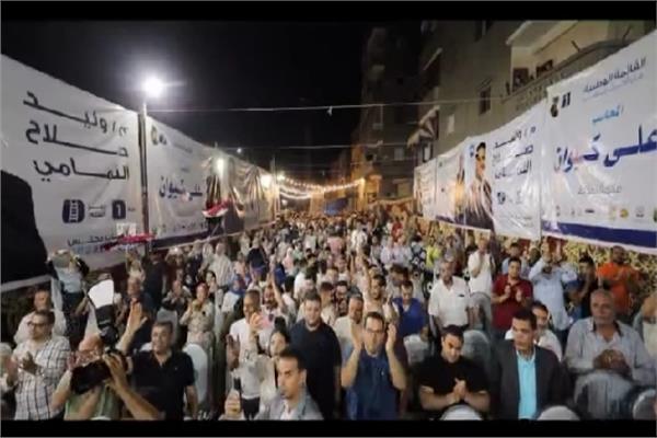 مسيرة حاشدة بدمياط تستقبل موكب مرشحي مستقبل وطن