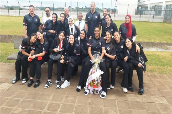 بعثة المنتخب الوطني للكرة الطائرة للشابات تحت 20 سنة