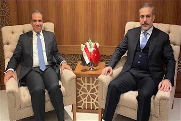 وزير الخارجية ونظيره التركي 