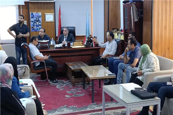 اجتماع بصحة كفر الشيخ لمتابعة برنامج مكافحة العدوى