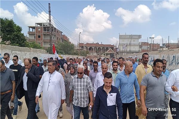  النائب أحمد فؤاد أباظة خلال تفقده اللجان الانتخابية