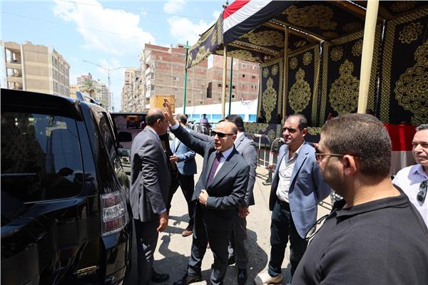 اللواء دكتور علاء عبدالمعطي، محافظ كفر الشيخ خلال الجولة