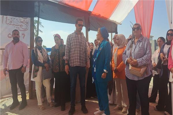 إقبال ملحوظ على لجان 6 أكتوبر في الانتخابات