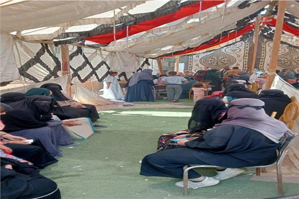 توافد الناخبين على لجان انتخابات مجلس الشيوخ