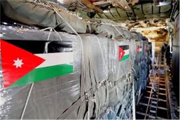  الإنزال الجوي للأردن في قطاع غزة