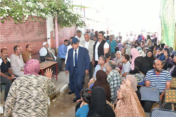 اللواء طارق مرزوق  محافظ الدقهلية يتفقد اللجان