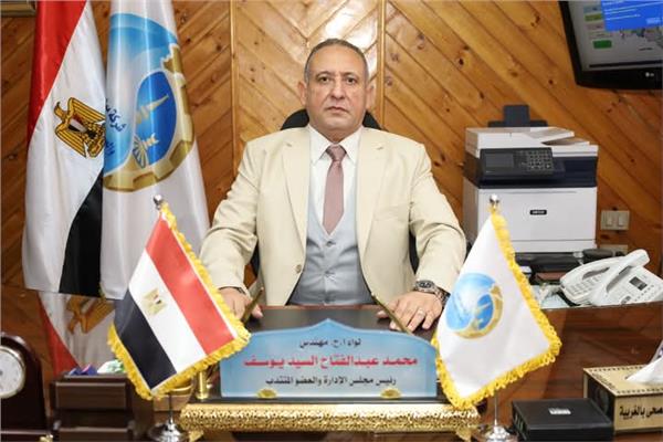 محمد عبدالفتاح  رئيس شركة مياه الشرب والصرف الصحي بالغربية 