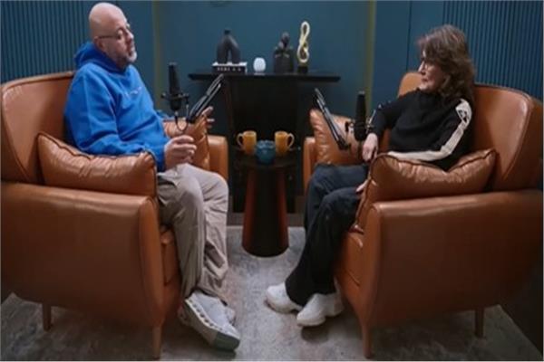  المخرج معتز التونى و الفنانة سماح أنور