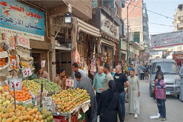 جانب من حملات إزالة الإشغالات 