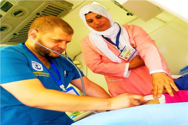 قافلة طبية بقرية بالشرقية
