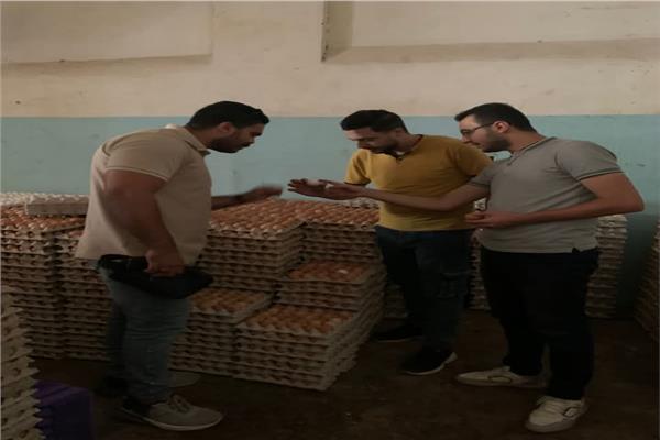 ضبط 300 ألف بيضة فاسدة بالغربية