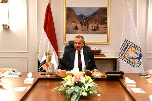 محافظ جنوب سيناء خالد مبارك