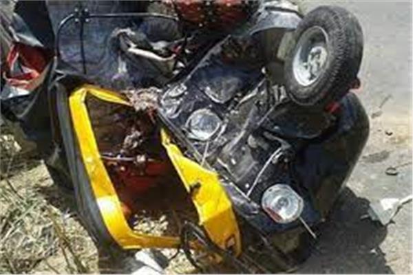حادث تصادم ملاكي وتوك توك بالإسماعيلية 